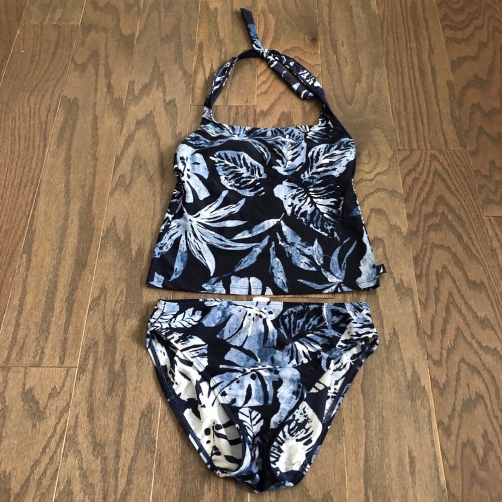 Nautica Tropical Print 2 PC Tankini Swimsuit